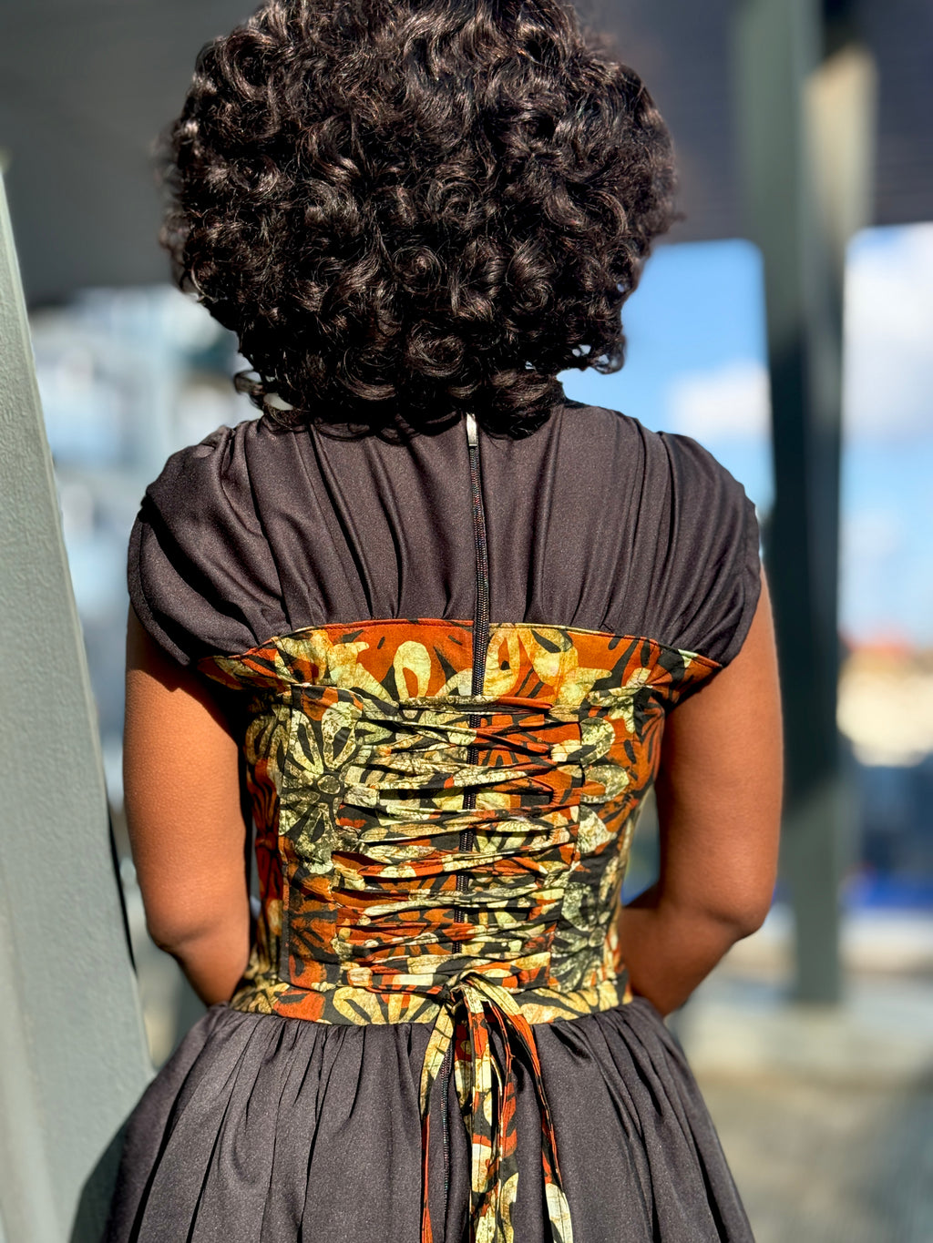 Asantewaa Full Midi dress