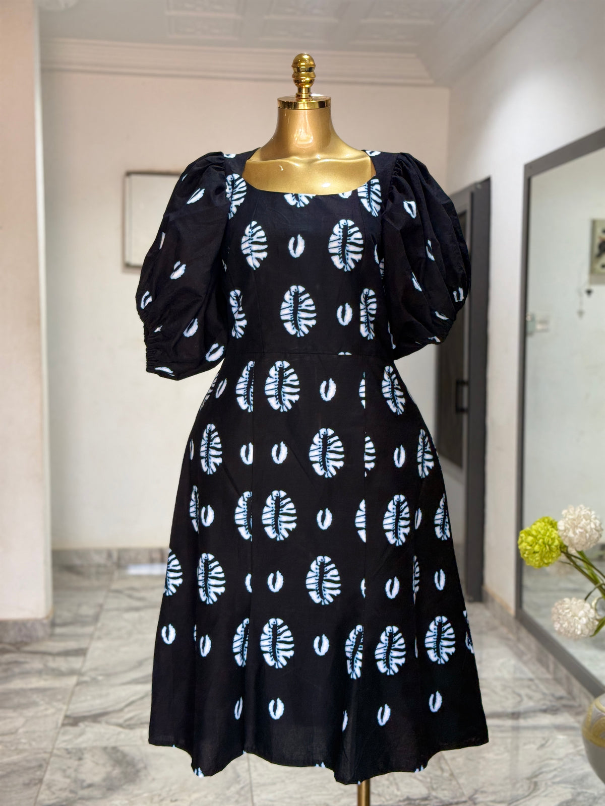 Millie Blue midi dress