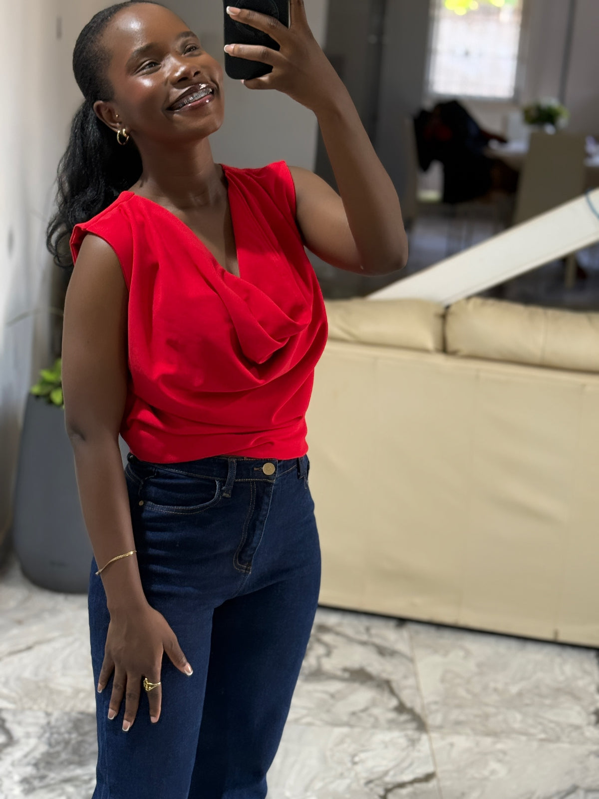 Nana Red Top