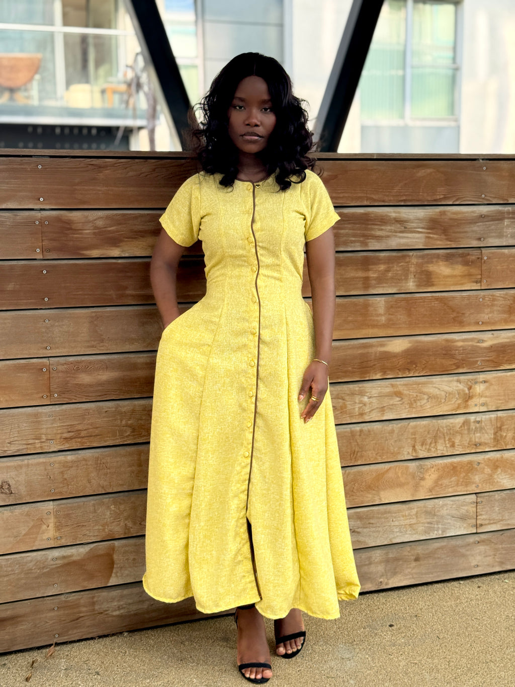 Daria dress (yellow)