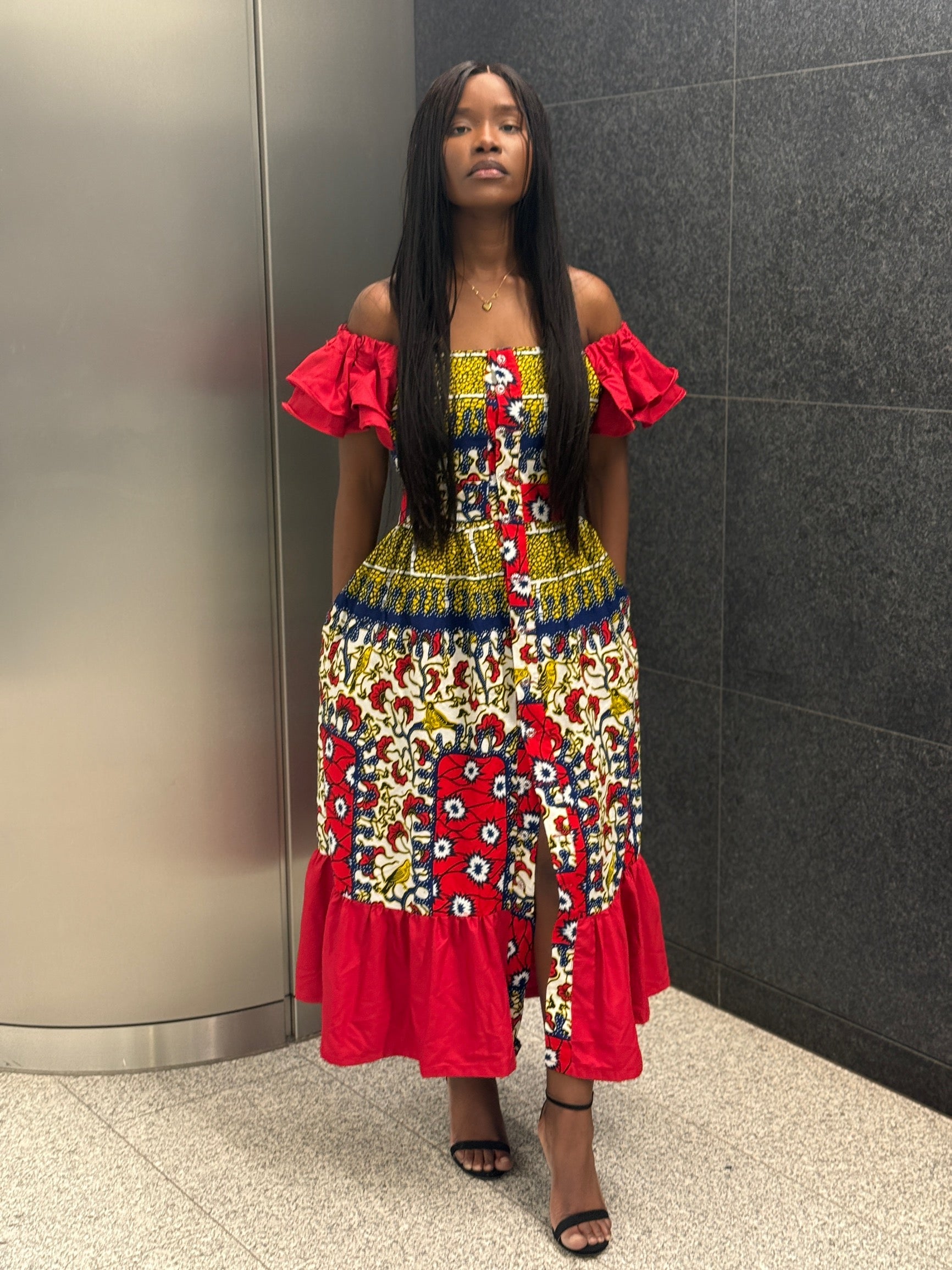 Sesi Midi dress ( MADE ON ORDER)