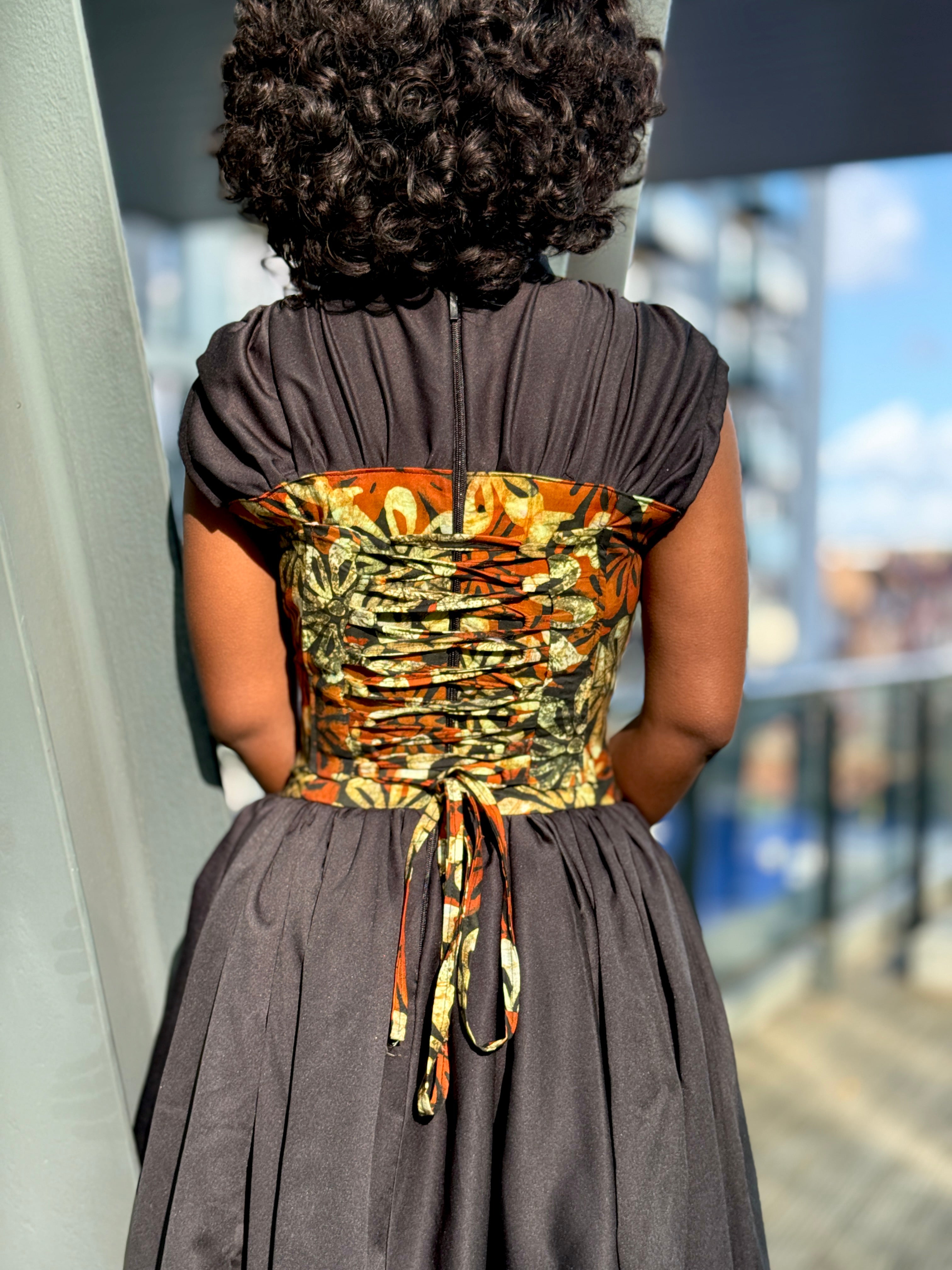 Asantewaa Full Midi dress
