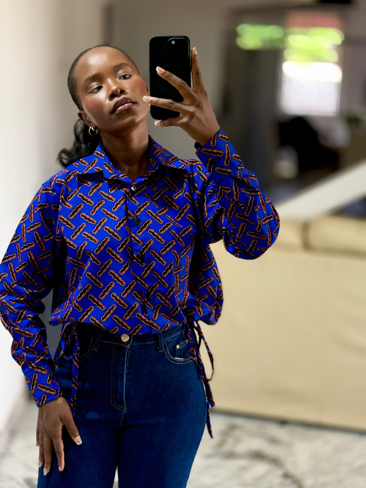 Becca blue top