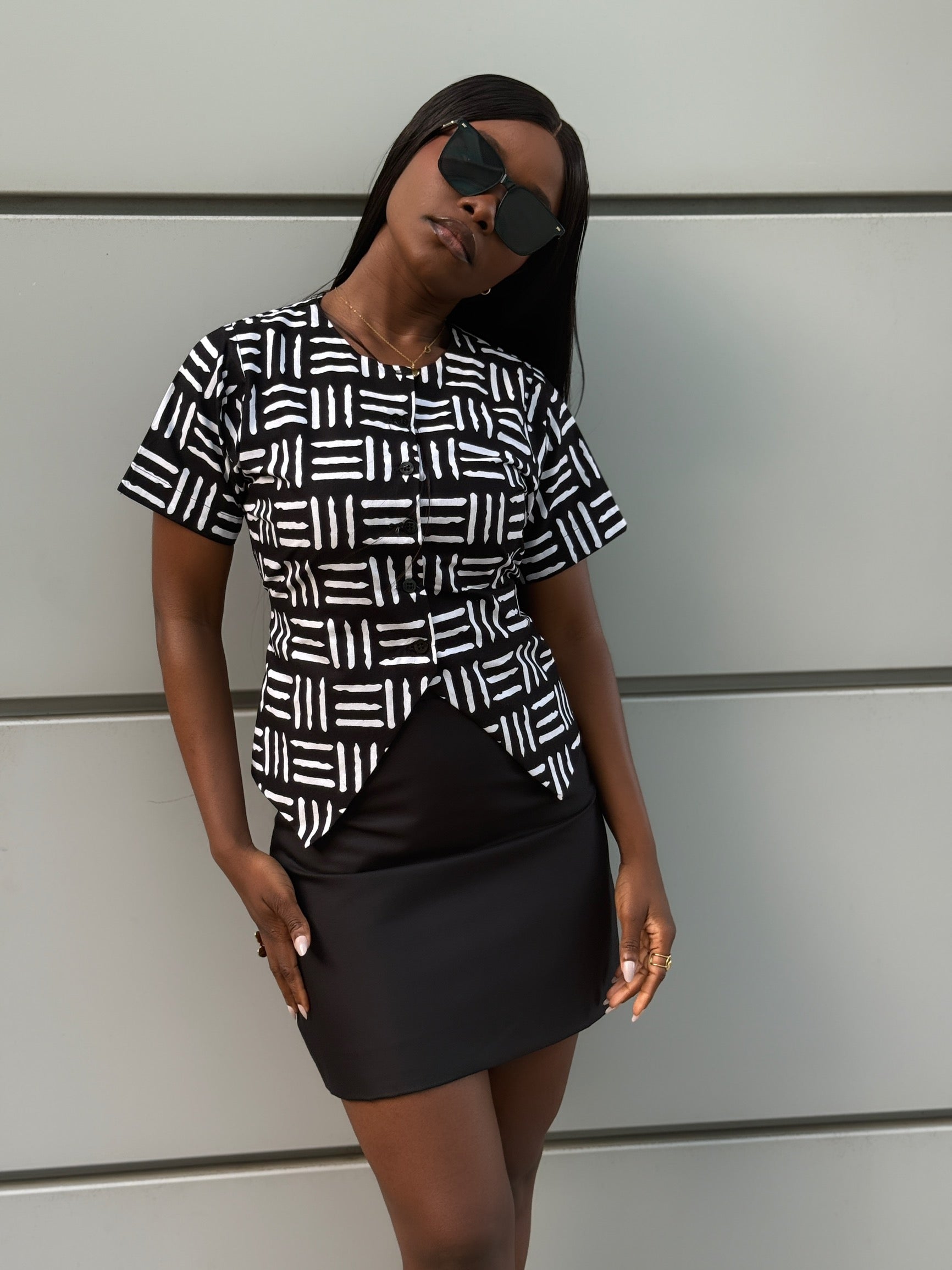 Mini mini skirt set ( MADE ON ORDER)