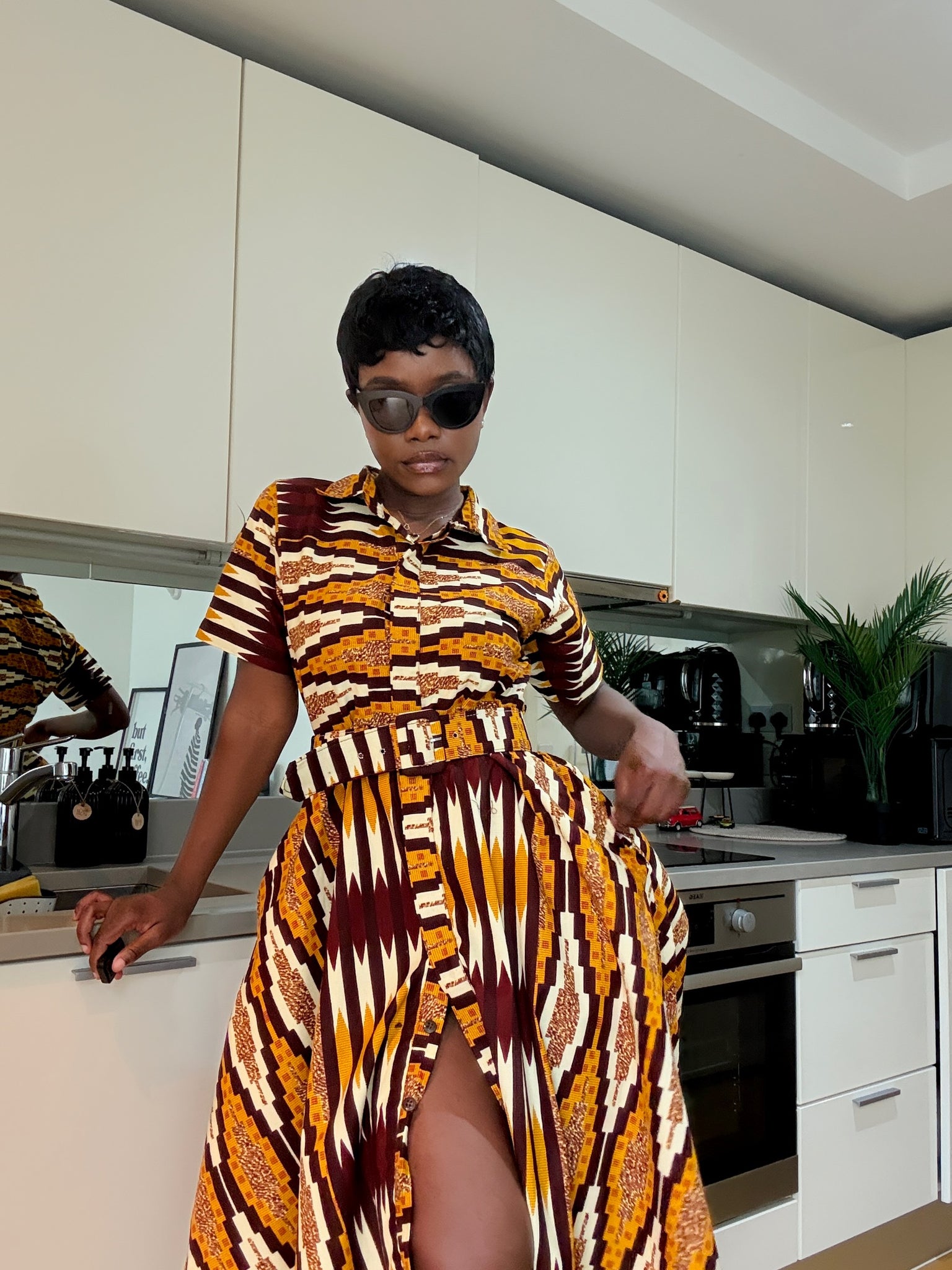 Annie Brown Dress(made on order )