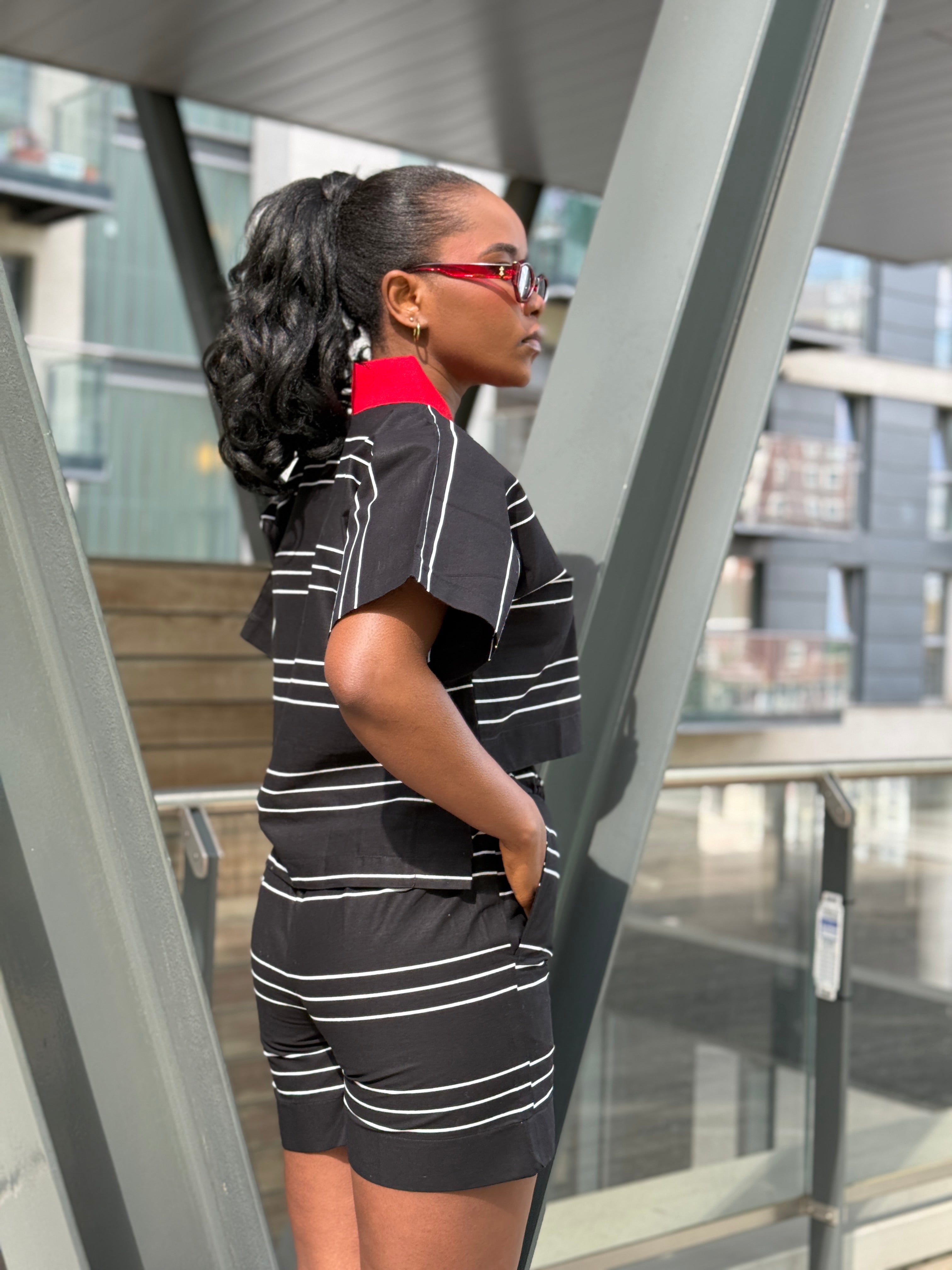 Chloe two piece shorts set