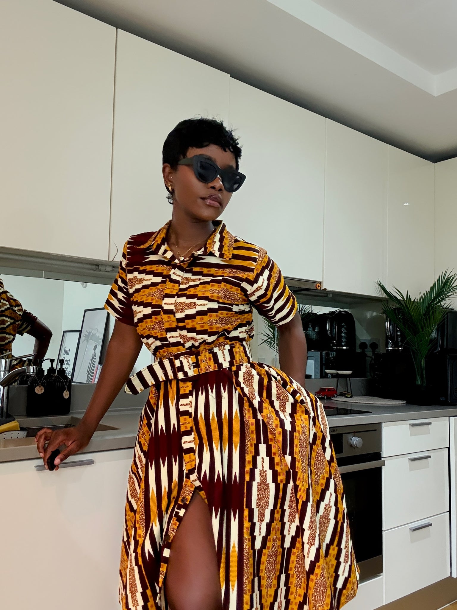 Annie Brown Dress(made on order )