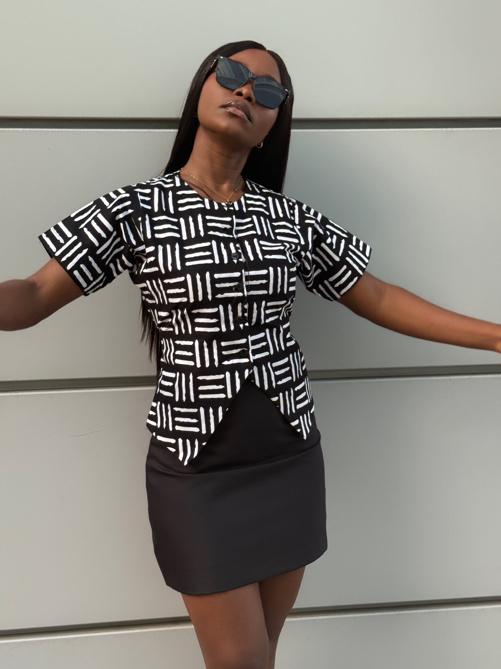 Mini mini skirt set ( MADE ON ORDER)