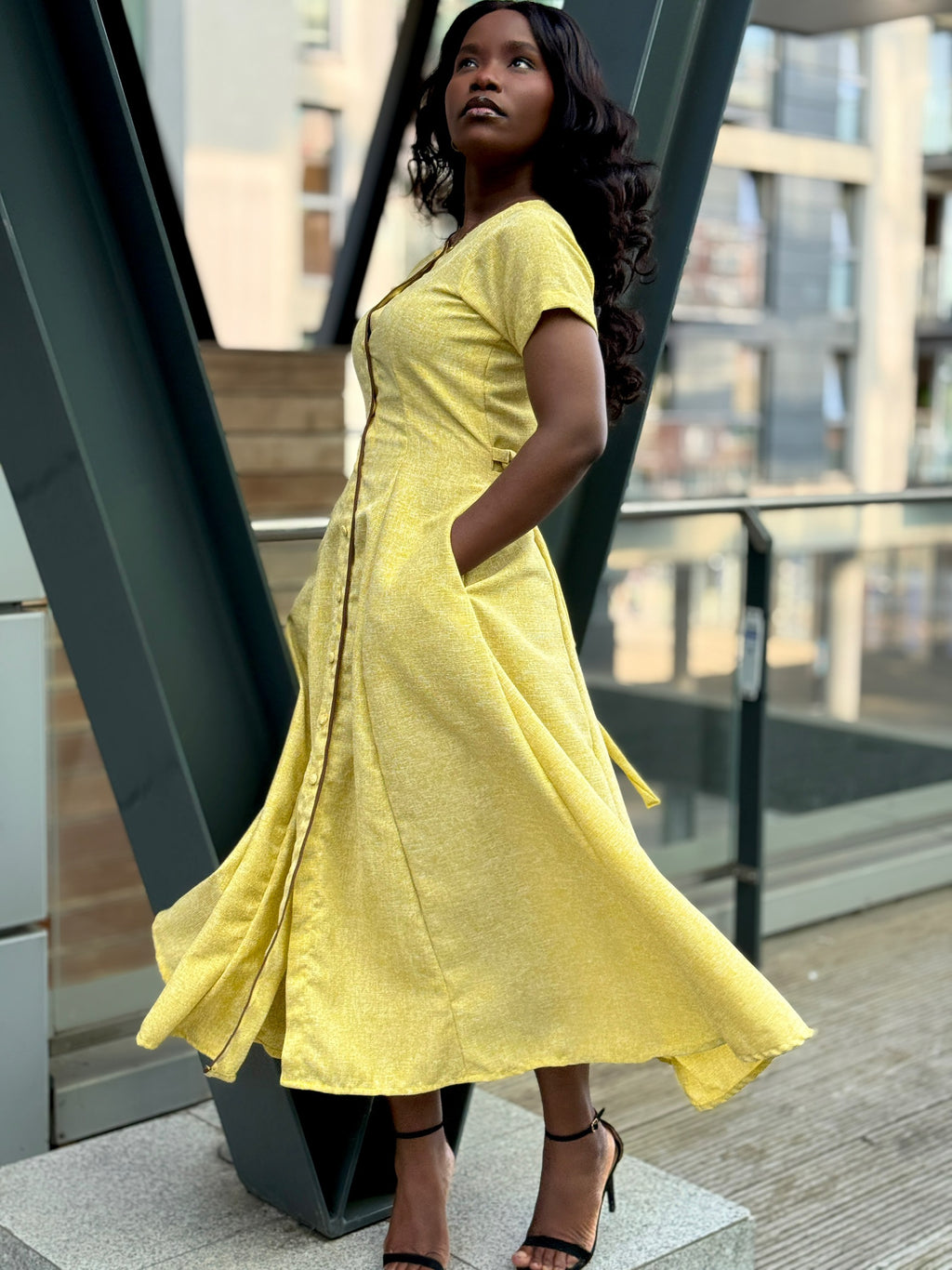 Daria dress (yellow)