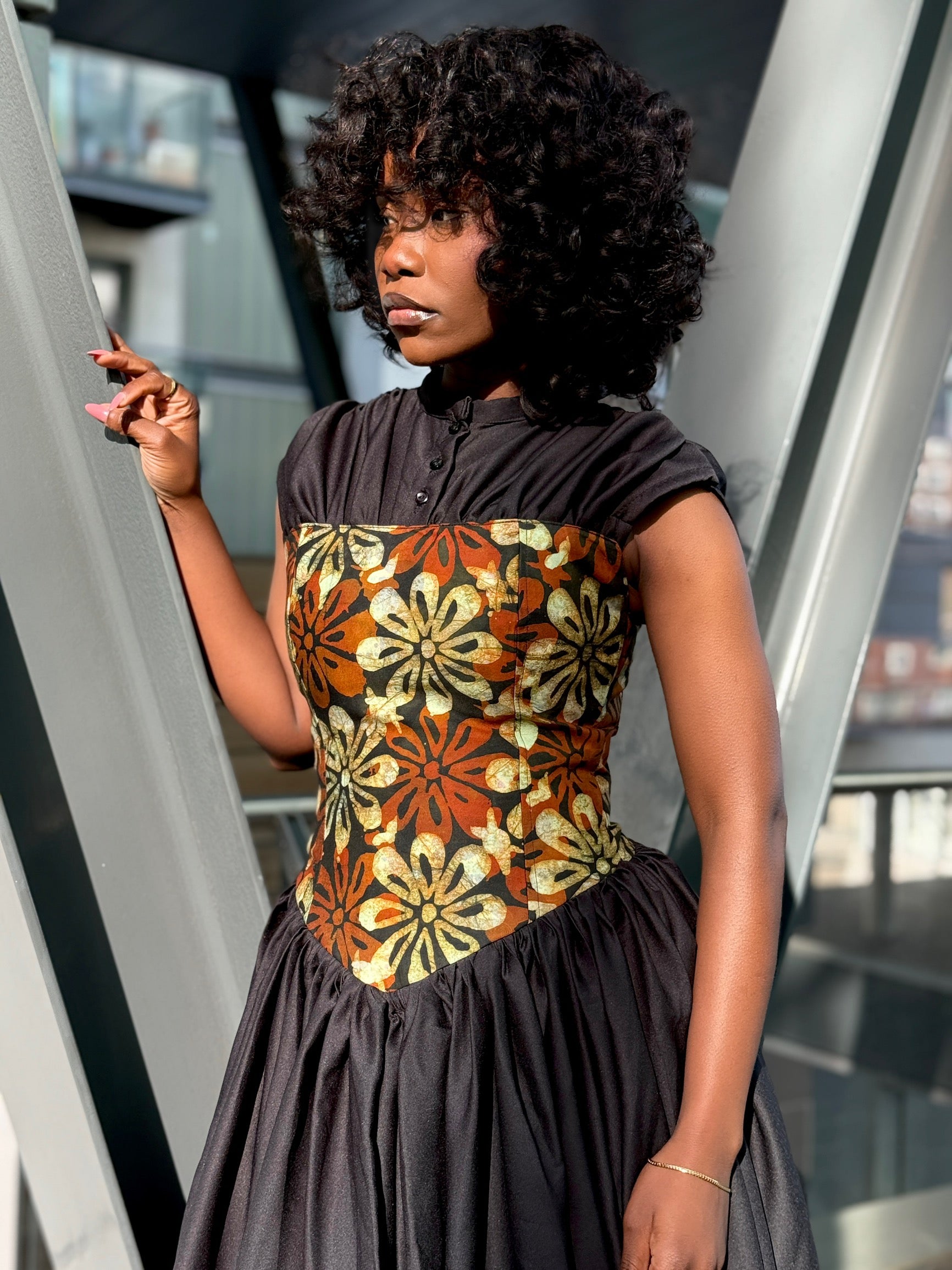 Asantewaa Full Midi dress