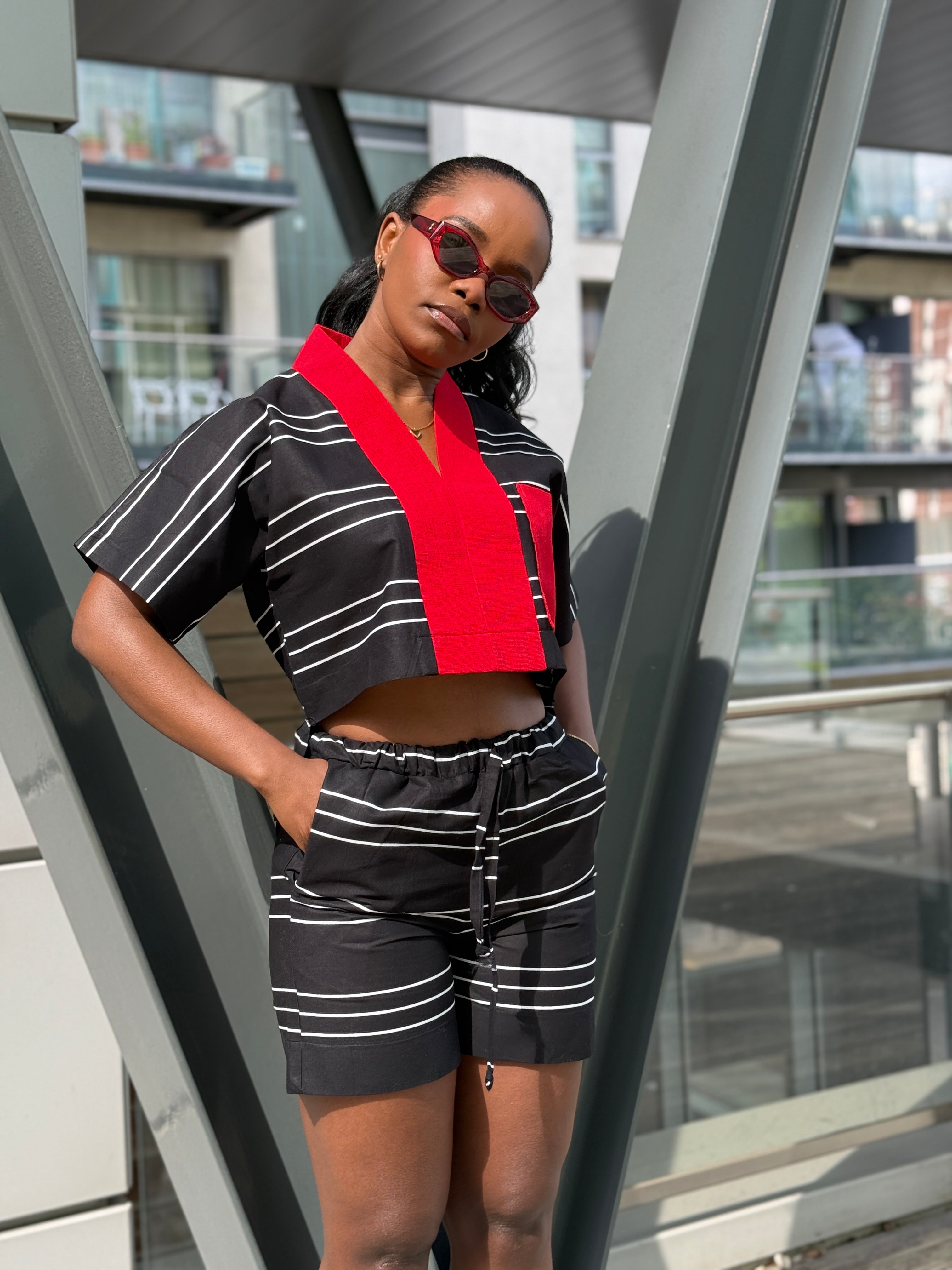 Chloe two piece shorts set