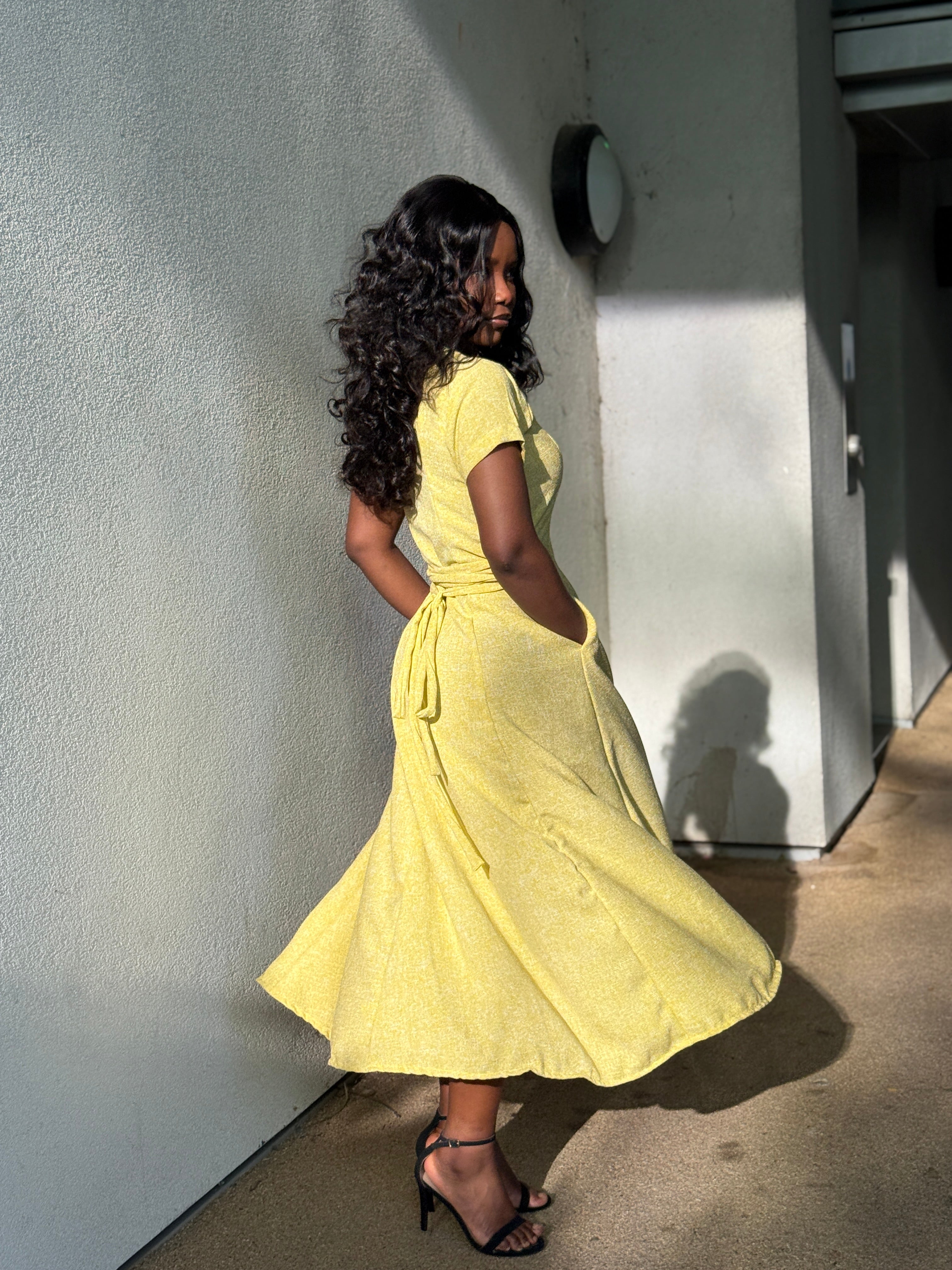 Daria dress (yellow)