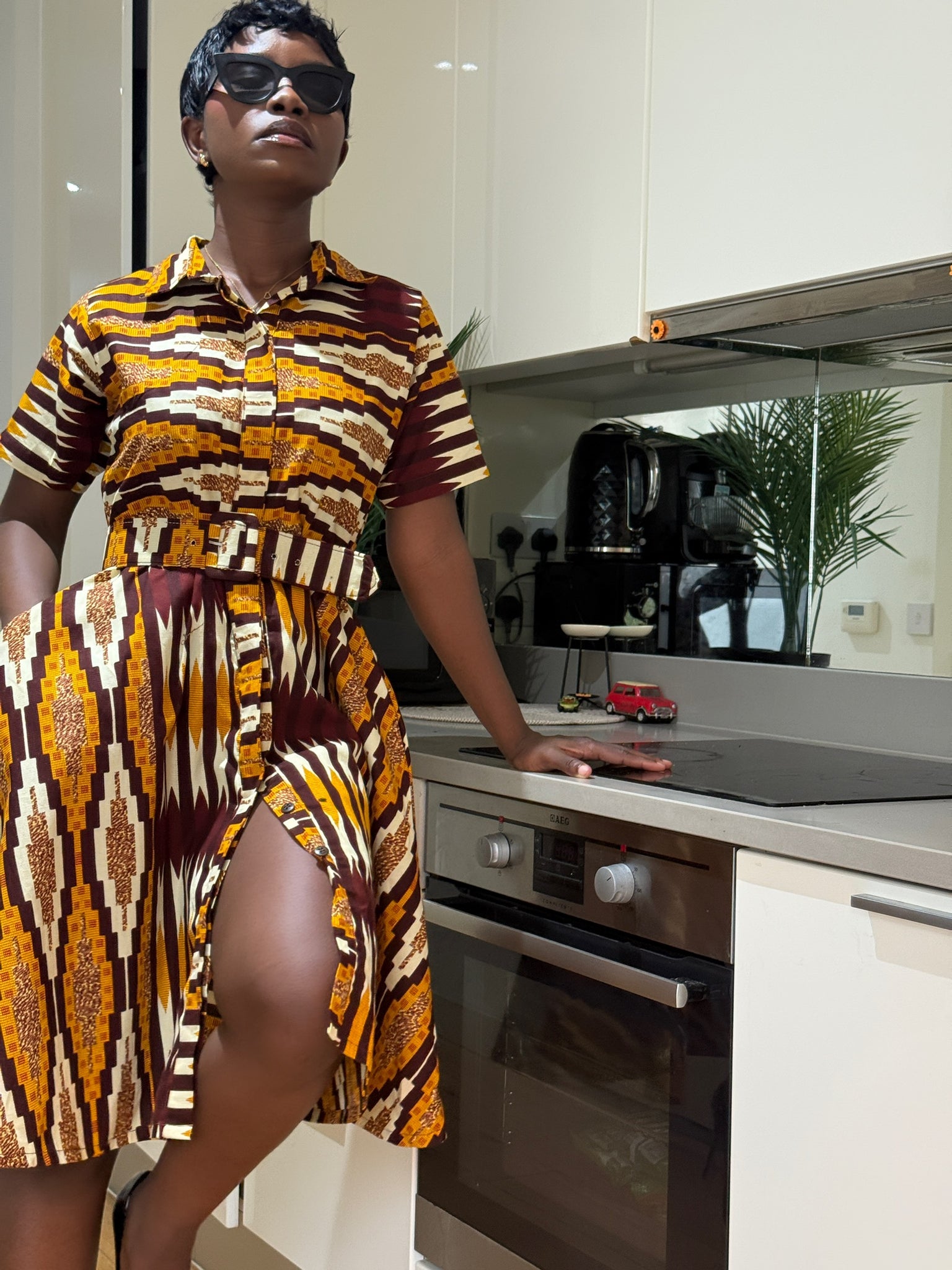 Annie Brown Dress(made on order )