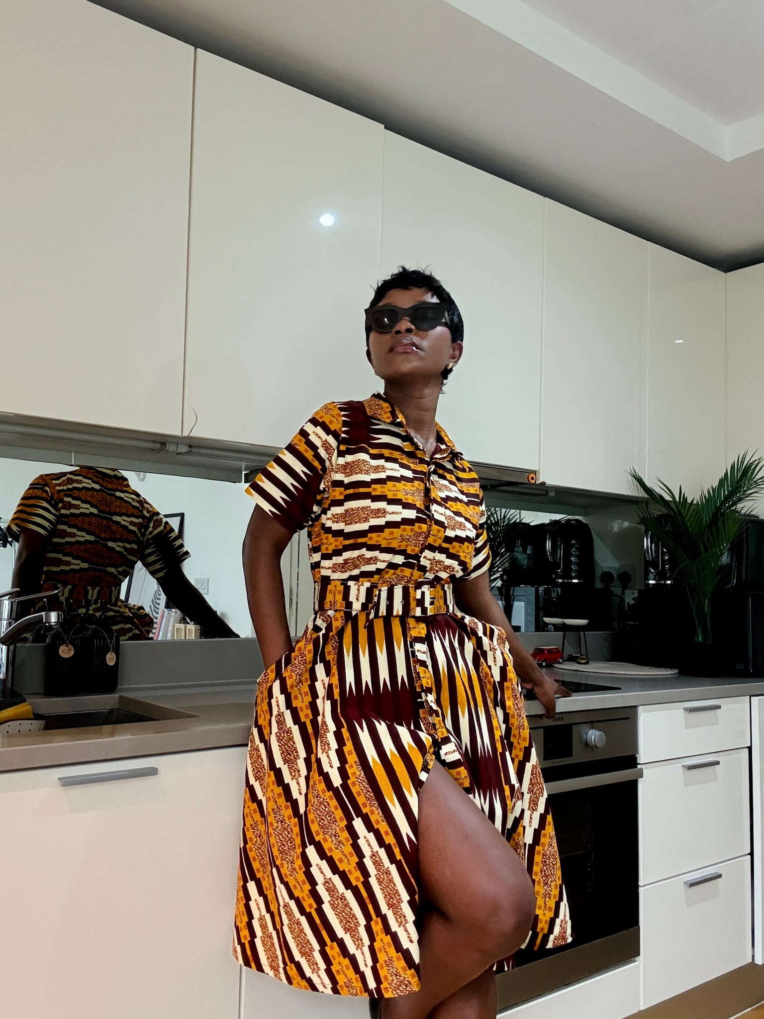 Annie Brown Dress(made on order )