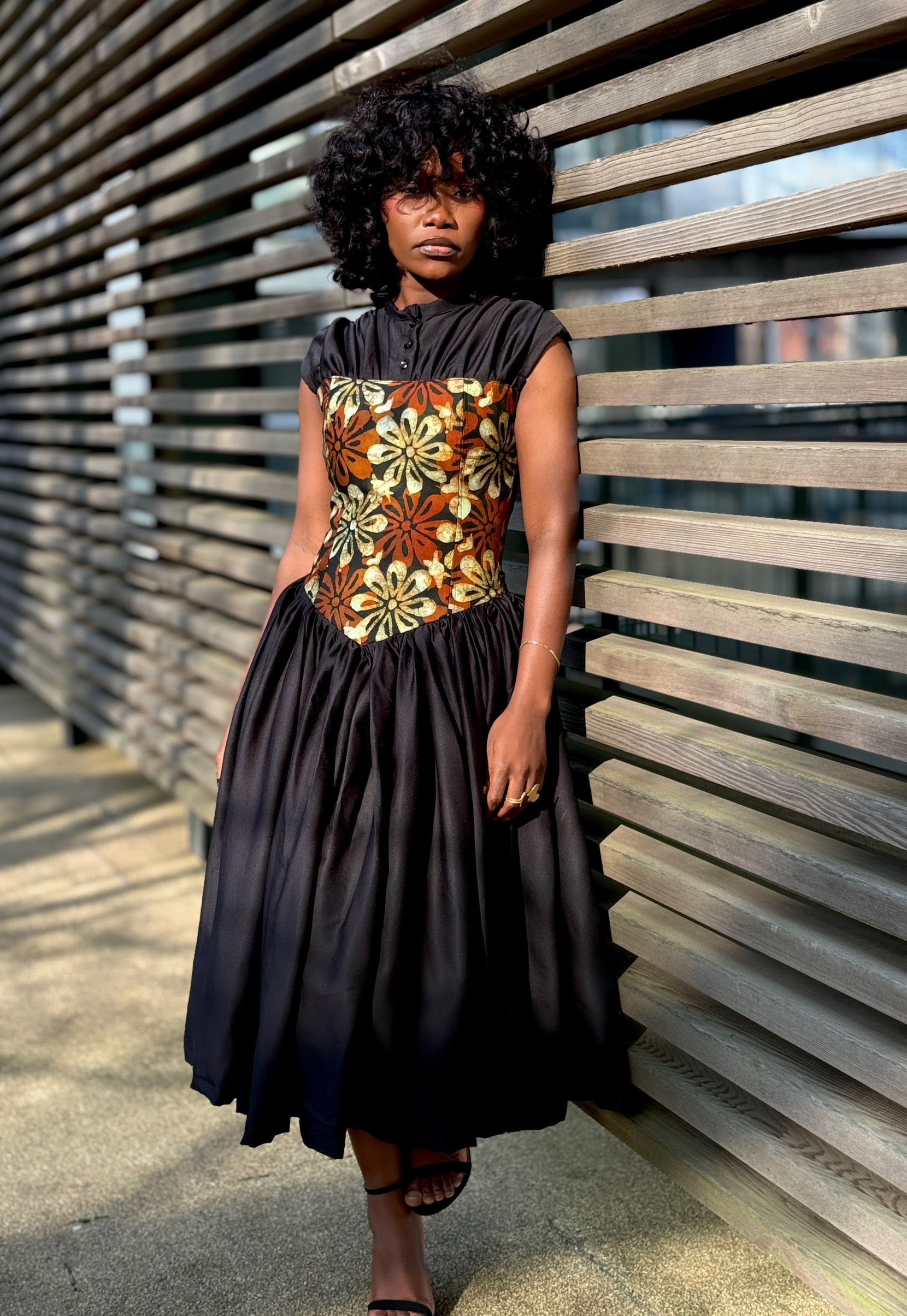 Asantewaa Full Midi dress