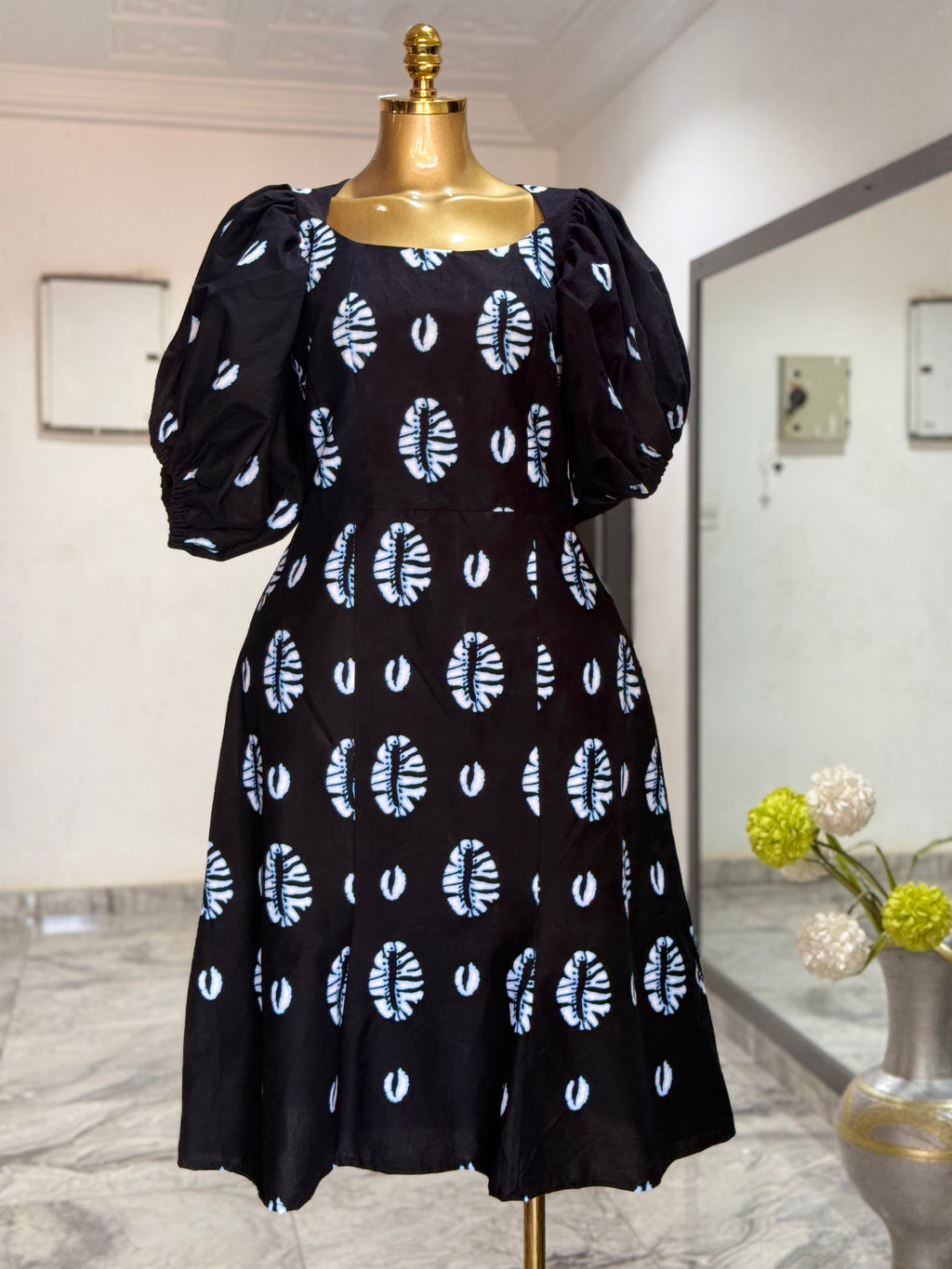 Millie Blue midi dress
