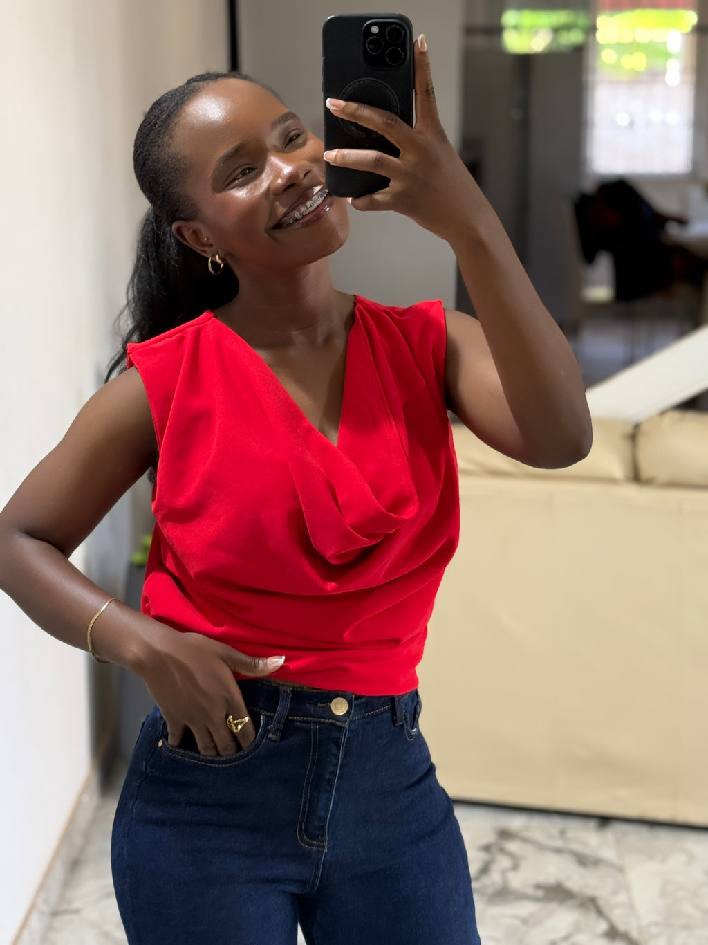Nana Red Top
