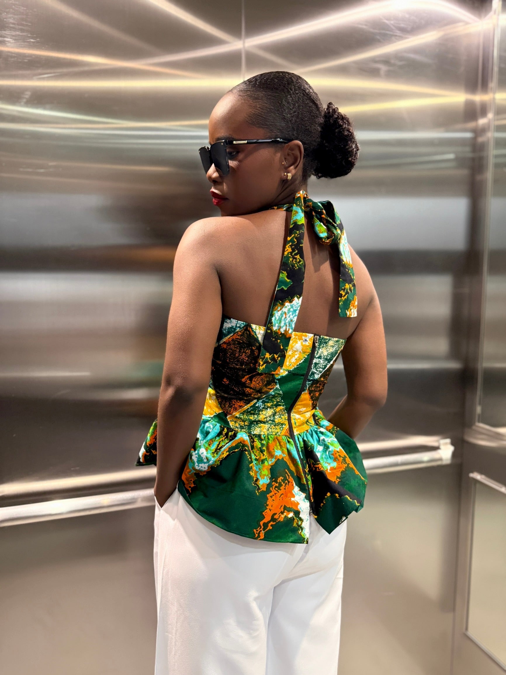 Céline Pant set (White)