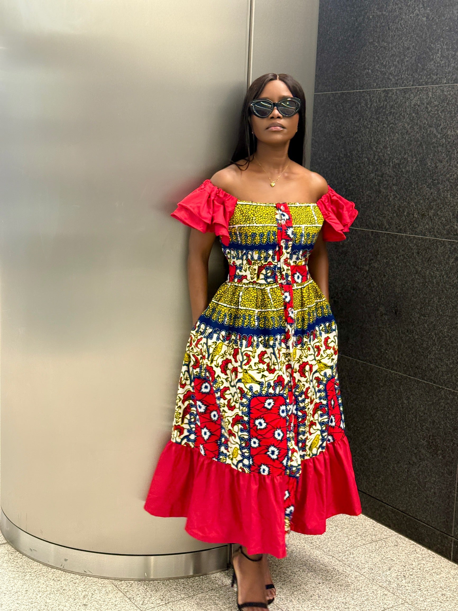 Sesi Midi dress ( MADE ON ORDER)