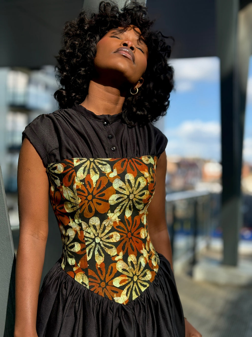 Asantewaa Full Midi dress