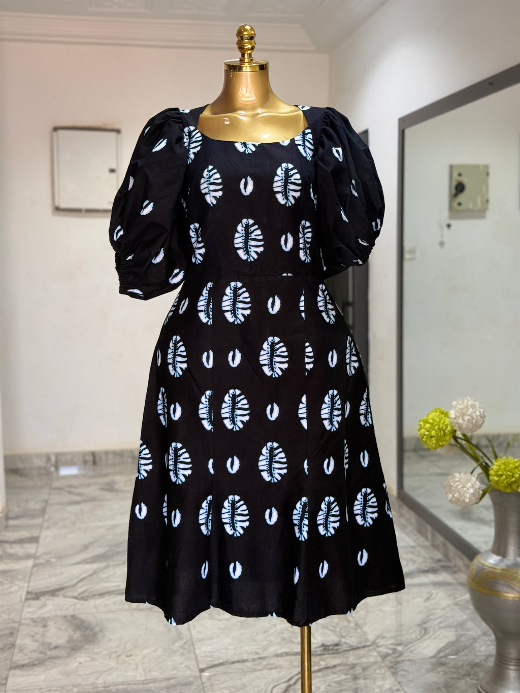 Millie Blue midi dress