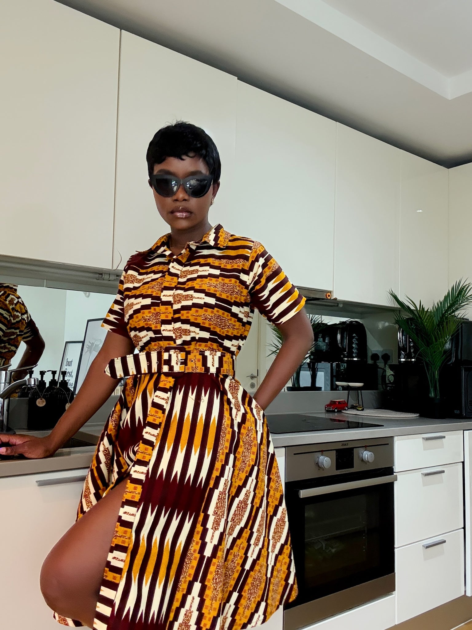 Annie Brown Dress(made on order )