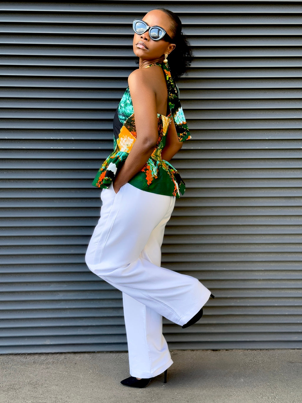 Céline Pant set (White)