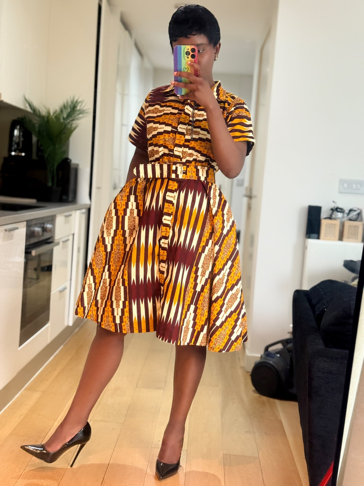 Annie Brown Dress(made on order )