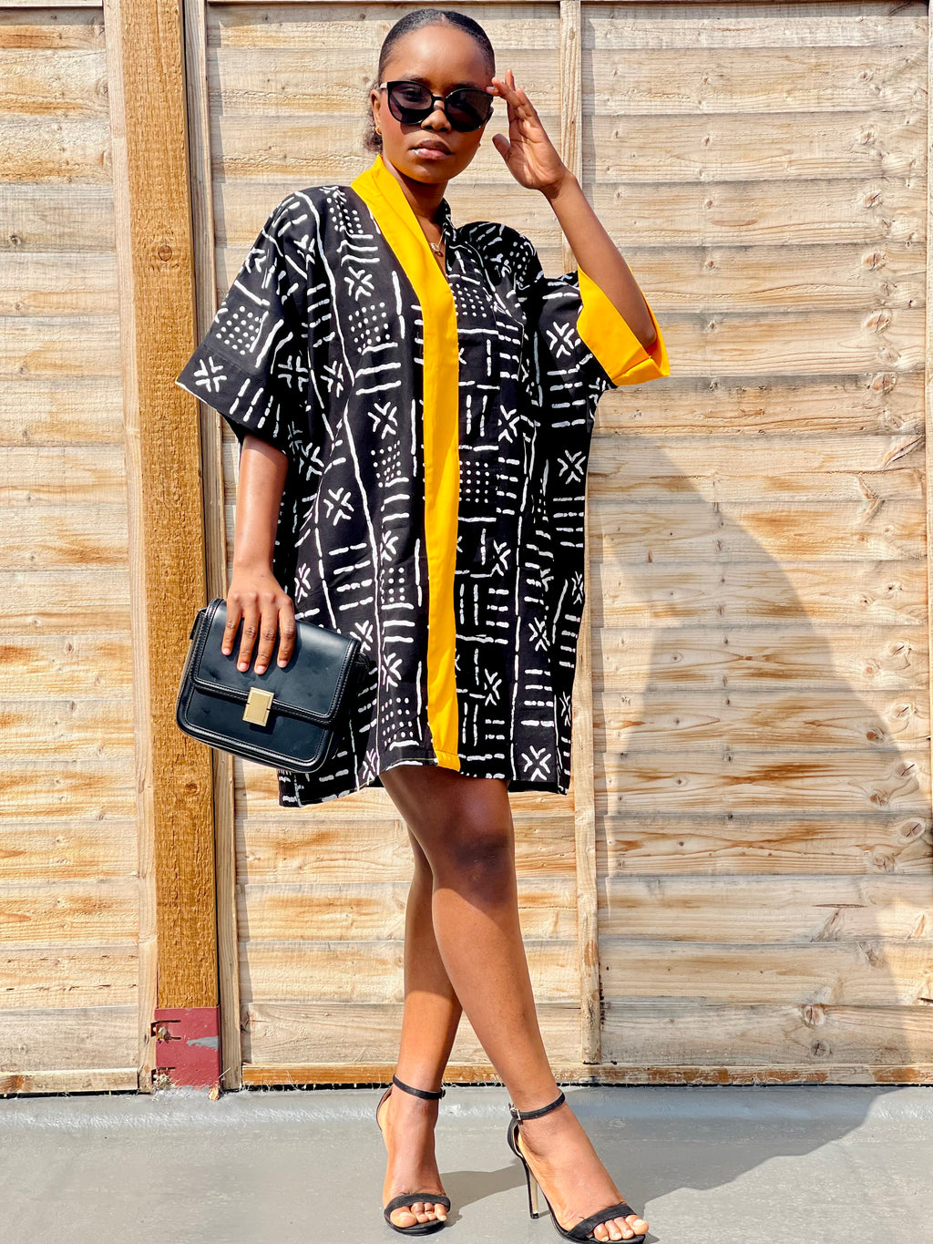 Asibi oversized short Boubou