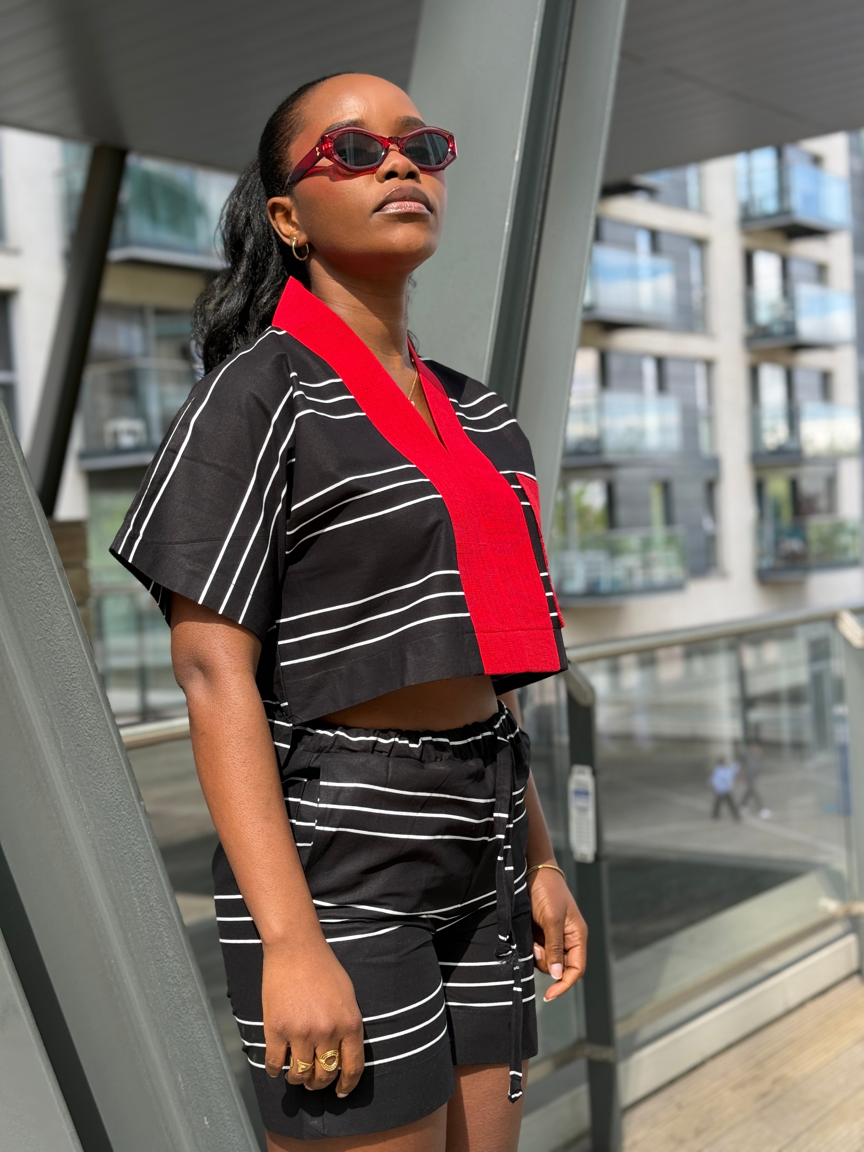 Chloe two piece shorts set