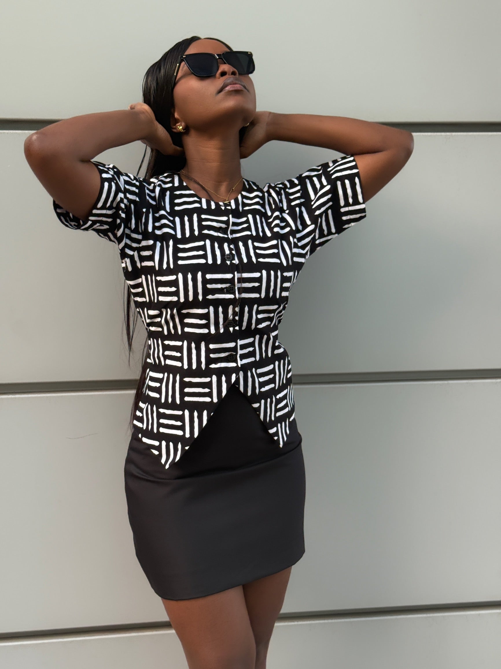 Mini mini skirt set ( MADE ON ORDER)