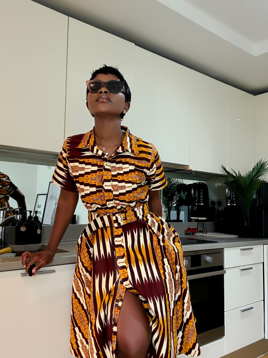 Annie Brown Dress(made on order )