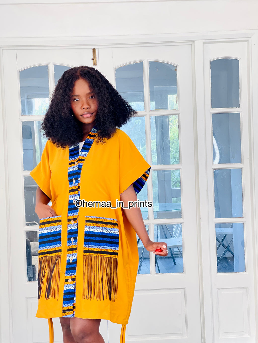 Sisi Mini Boubou ( Mustard Yellow)