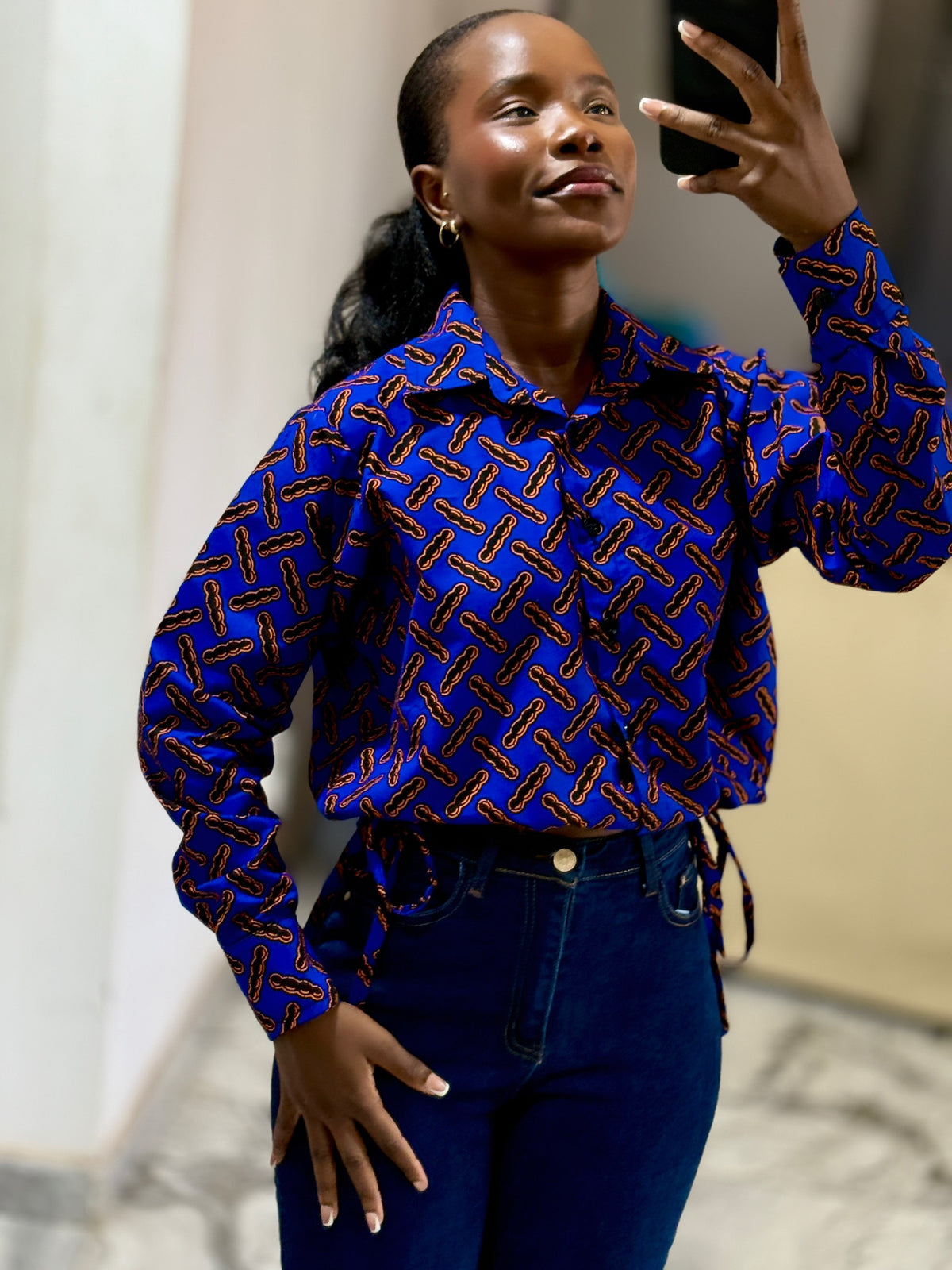 Becca blue top