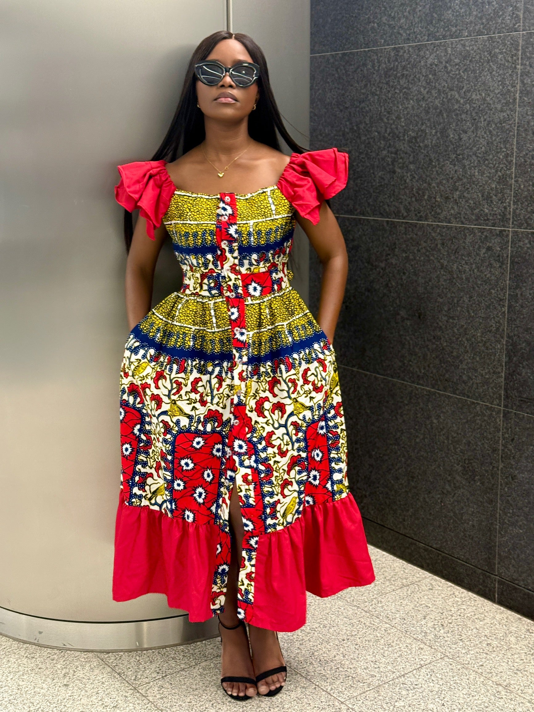 Sesi Midi dress ( MADE ON ORDER)