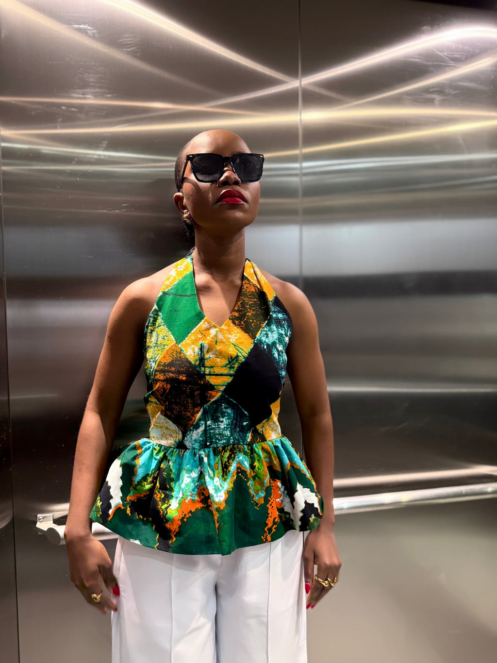 Céline Pant set (White)