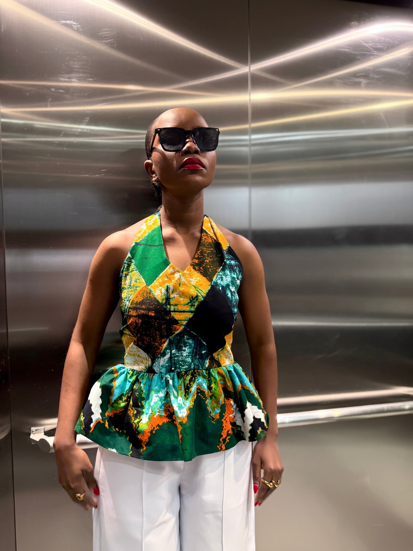 Céline Pant set (White)