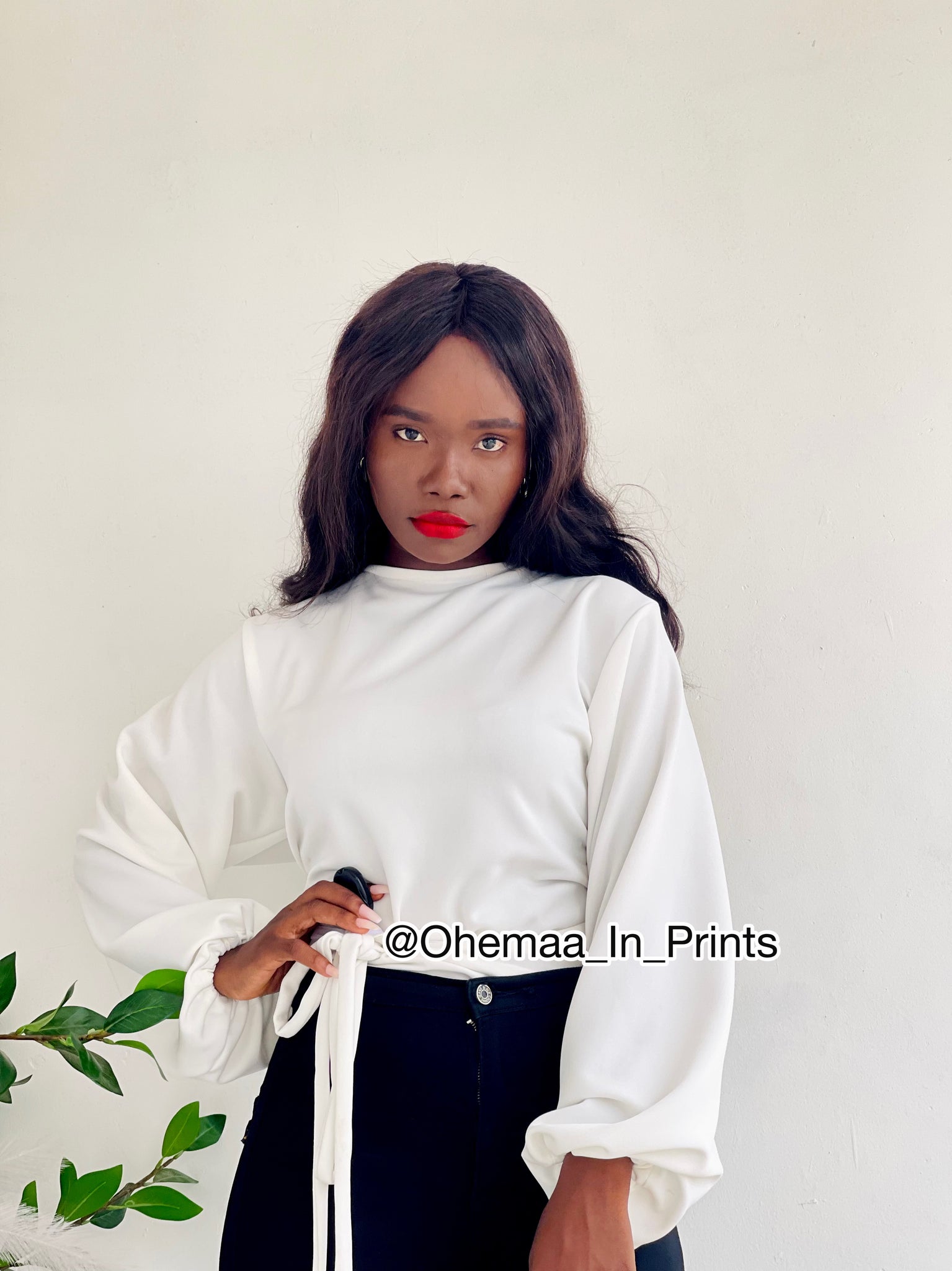 Ivory AJ wrap top