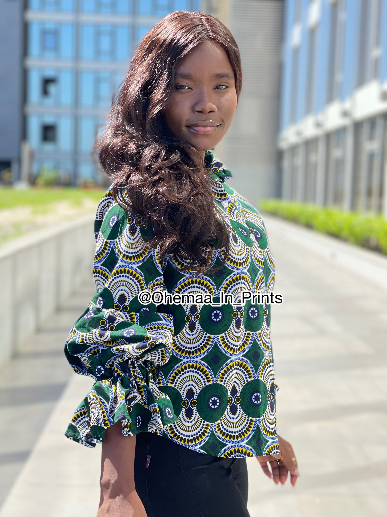 Kiki Green Top/ Shirt