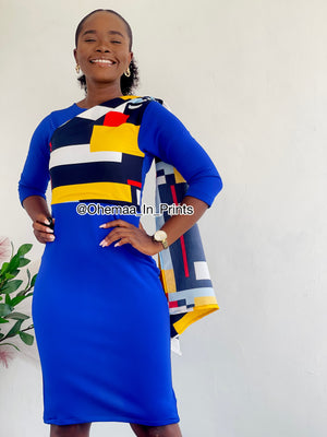 Royal blue katherine dress