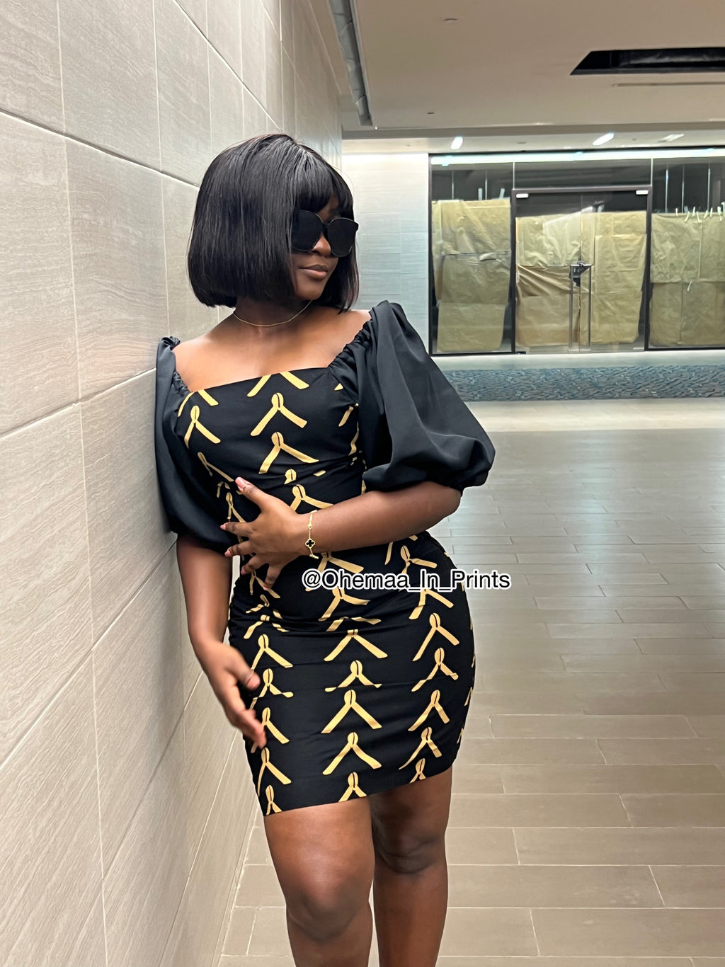 Chloe fully lined mini dress